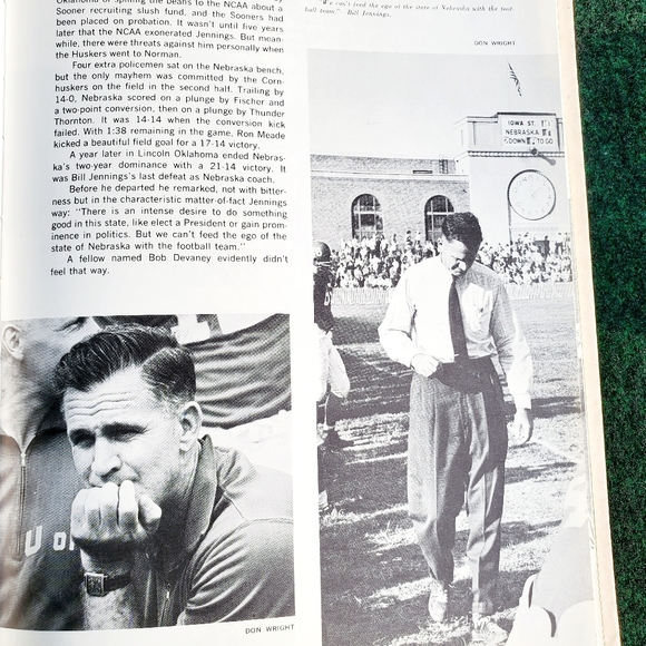Go Big Red The Story Of Cornhusker Football 1966 Hollis J Limprecht James  Denne - Picture 16 of 16